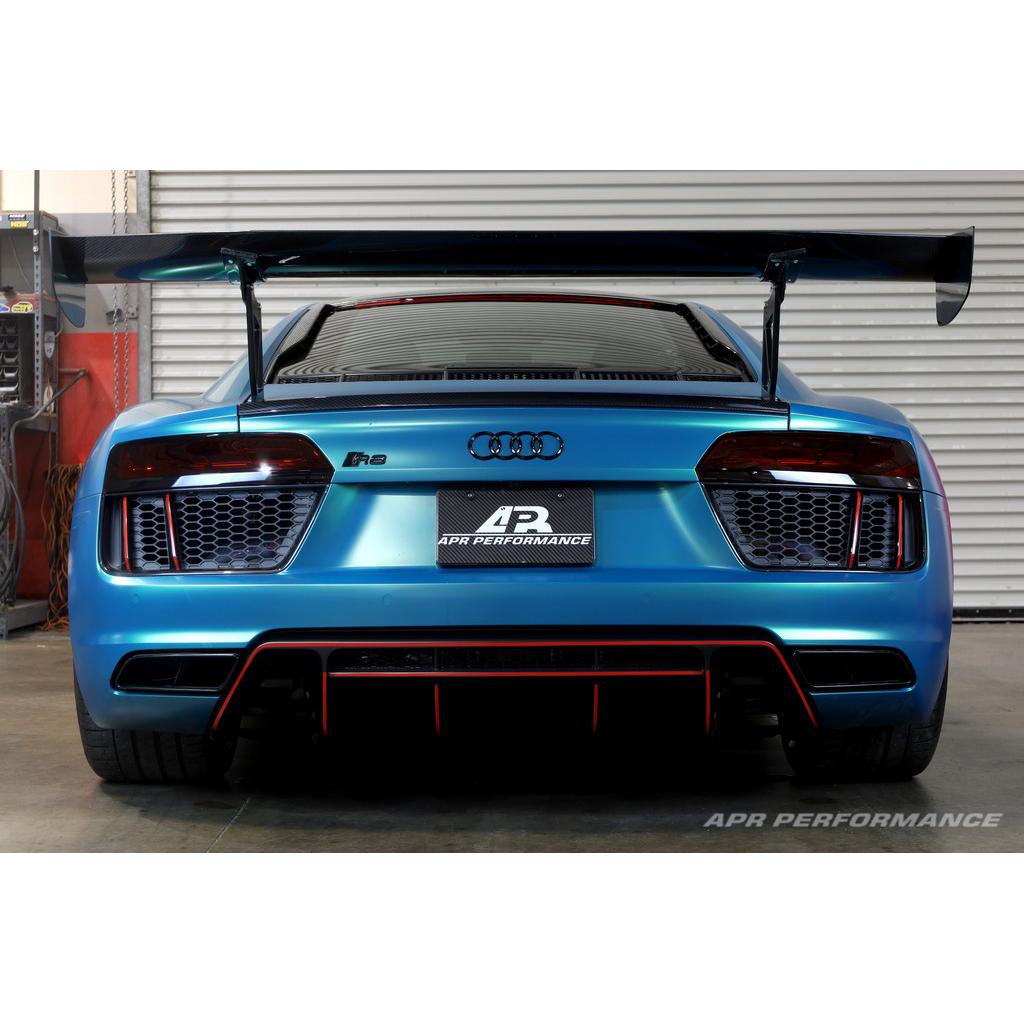 Audi R8 GTC-500 Carbon Fiber Adjustable Wing and Trunk Panel Replacement 2016-2022