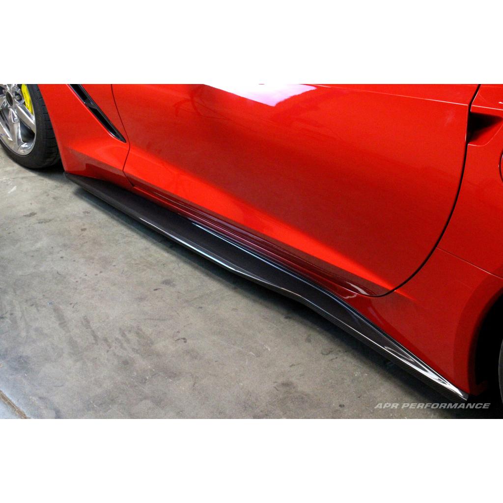 Chevrolet Corvette C7 C7 Z06 Carbon Fiber Side Rocker Extensions/ Side Skirt