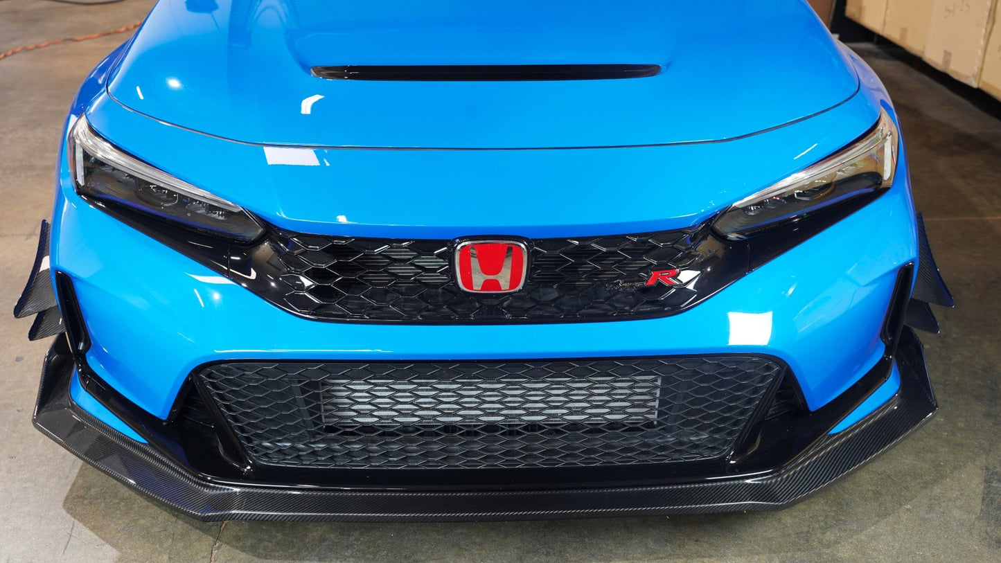 Honda FL5 Civic Type R Carbon Fiber Front Bumper Canards 2023 - Current