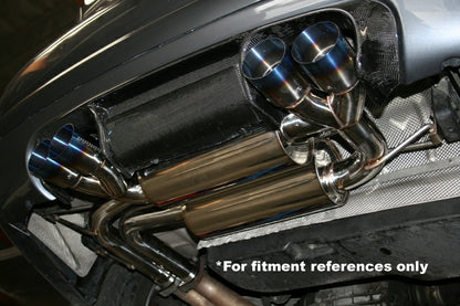 Megan Racing - BMW E46 M3 2001-2006 – Supremo Exhaust Burnt Roll Tips – MR-ABE-BE46M3OE-VO