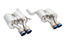 Megan Racing - BMW E60 M5 ’05-’10 Supremo Exhaust – Blue Titanium Tips – MR-ABE-BE60M5-BT-R+L