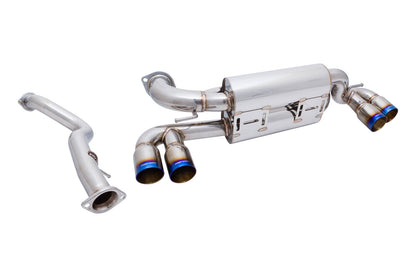 Megan Racing - BMW E82 1M 11-12 – Supremo Exhaust System – Burnt Rolled Tips – MR-ABE-BE821M-VO+M