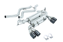 Megan Racing - Supremo Exhaust System for BMW E90 M3 Sedan 08-11- Black Chrome Rolled Tips – MR-ABE-BE90M34D-BC
