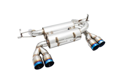 Megan Racing - Supremo Exhaust System for BMW E90 M3 Sedan 08-11- Blue Titanium Tips – MR-ABE-BE90M34D-BT