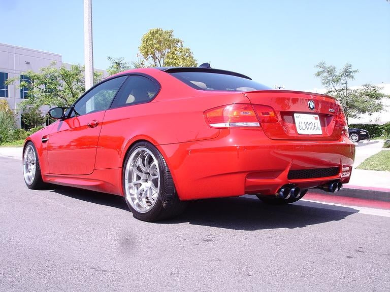 Megan Racing - BMW E92 M3 08-13 – Supremo Exhaust System – Blue Titanium Tips – MR-ABE-BE92M3-BT
