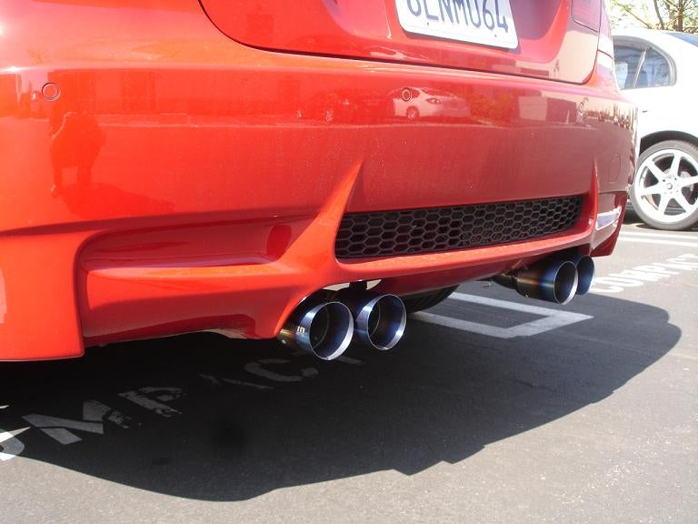 Megan Racing - BMW E92 M3 08-13 – Supremo Exhaust System – Blue Titanium Tips – MR-ABE-BE92M3-BT