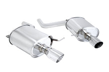 Megan Racing - Supremo Exhaust System for BMW F10 5-Series 2011+ – Single Stainless Rolled Tip – MR-ABE-BF10-SRT-RR+RL