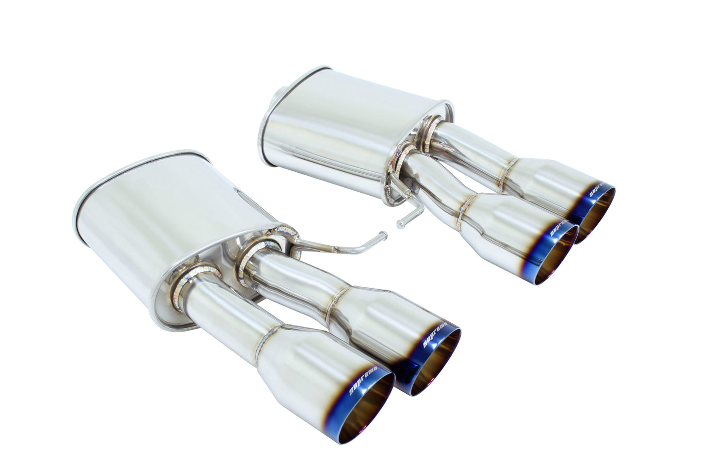 Megan Racing - Supremo Exhaust System for BMW F10 M5 11-17 – Burnt Rolled Tips – MR-ABE-BF10M5-VO