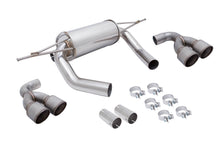 Megan Racing - BMW M3 (F80) 15-19 / M4 (F82) 15-19 – Supremo Exhaust System – Raw Metal Tips – MR-ABE-BF82-RM