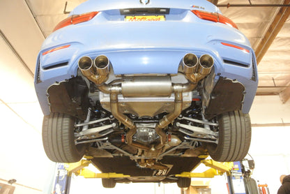Megan Racing - BMW M3 (F80) 15-19 / M4 (F82) 15-19 – Supremo Exhaust System – Burnt Rolled Tips – MR-ABE-BF82-VO