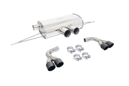Megan Racing - Supremo Exhaust System for BMW X5M (F85) 2015+ / X6M (F16) 2014+ (Excludes Regular X5/X6) – Black Chrome Tips – MR-ABE-BX5M15-BC