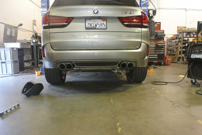 Megan Racing - BMW X5M (F85) 2015+ / X6M (F16) 2014+ (Excludes Regular X5/X6) Supremo Exhaust – Raw Metal Tips – MR-ABE-BX5M15-RM