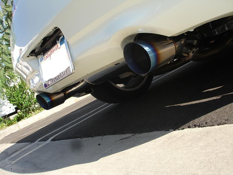 Megan Racing - Infiniti G37 Coupe 08-13 – Blue Titanium Tips – Axle Back – MR-ABE-IG372D