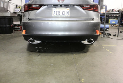 Megan Racing - Lexus IS250 2014+ (2.6 V6) Exhaust System (Burnt Roll Tip) – MR-ABE-LI14-VO
