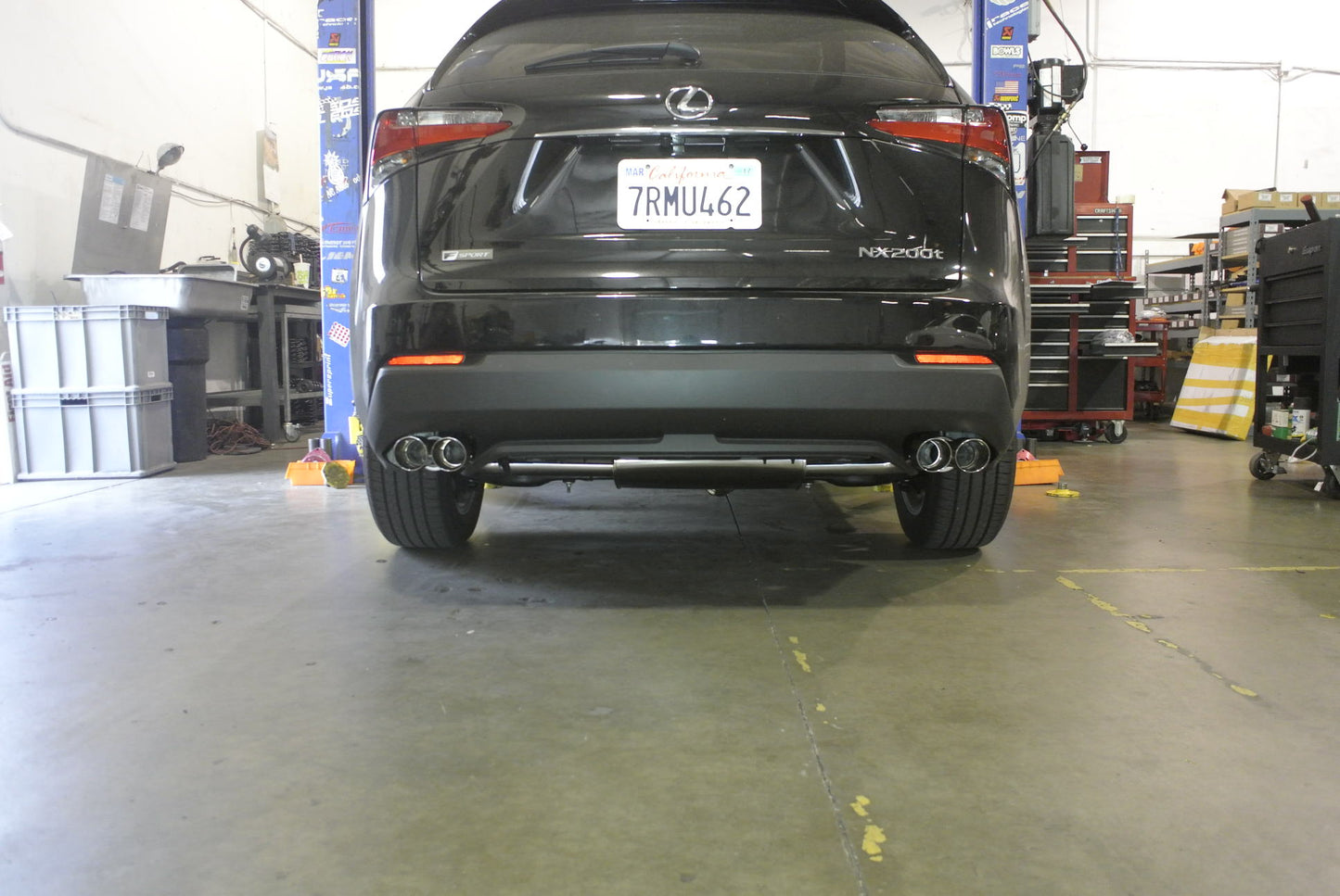 Megan Racing - Lexus NX200T 14-20 Exhaust System – Stainless Rolled Tips – MR-ABE-LN15
