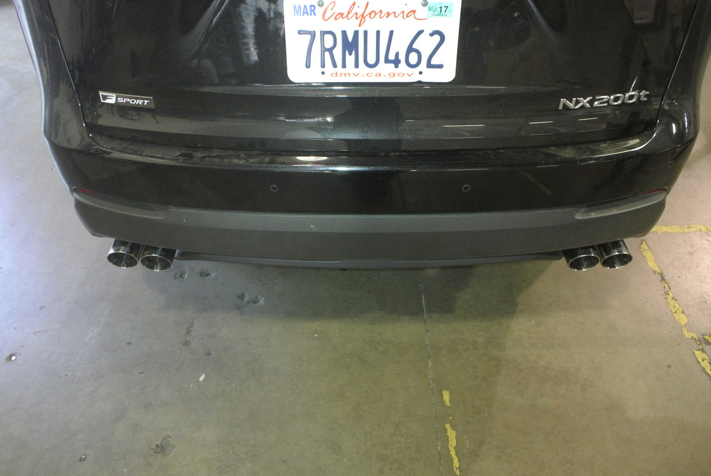 Megan Racing - Lexus NX200T 14-20 Exhaust System – Stainless Rolled Tips – MR-ABE-LN15