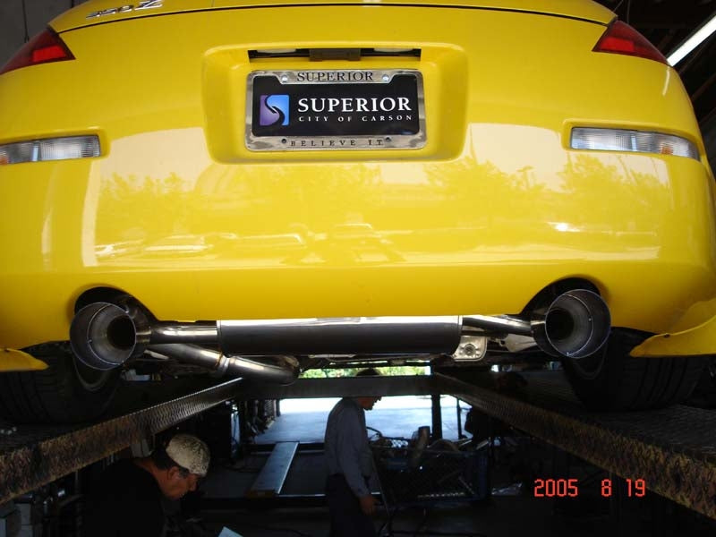 Megan Racing - Nissan 350Z – Blue Titanium Tips – OE-RS – MR-CBS-350Z-BT