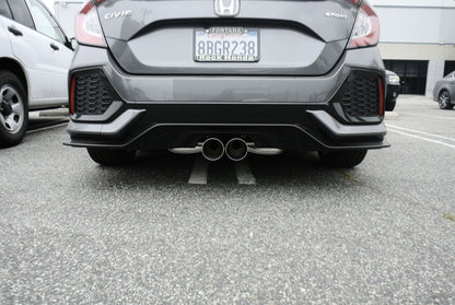 Megan Racing - Honda Civic 16-21 1.5 Turbo 5-Door Hatchback (Sport Trim Only) Cat-Back Exhaust System Burnt-Roll Tip – MR-CBS-HC16T-VO