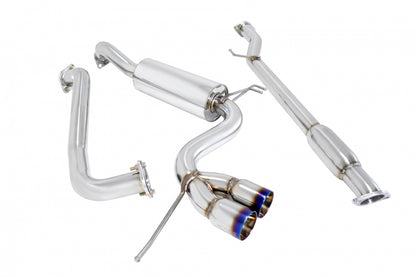 Megan Racing - Hyundai Veloster 2012-2018 Type 2 Exhaust – Burnt Rolled Tips – MR-CBS-HYV11-VO