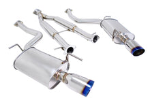 Megan Racing - G37 Sedan 08-13 EO-RS Exhaust System – Burnt Rolled Tips – MR-CBS-IG094D-VO-RR+RL+M