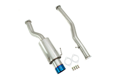 Megan Racing - Infiniti G35 03-07 DS Exhaust System – Blue Tip – MR-CBS-N3Z-DS-BT + MR-XT-1618