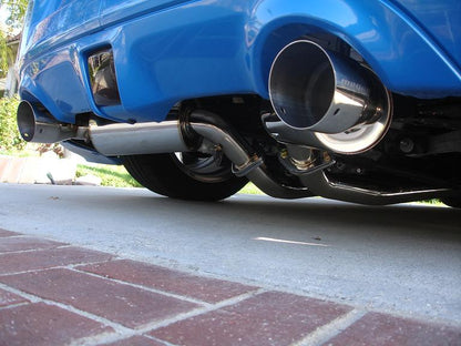 Megan Racing - Nissan 370Z 2009+ – Stainless Rolled Tips – Drift Spec – MR-CBS-N7Z09-DS-R+M