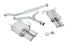 Megan Racing - Subaru WRX 2011-2014 Sedan – Stainless Rolled Tips – OE-RS – MR-CBS-SI114D-SRT-R + MR-CBS-SI114D-M