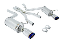 Megan Racing - Mercedes Benz C-Class C300/C350 V6 Sedan 08-14 – Burnt Rolled Tips – Rear Section – OE-RS – MR-CBS-W204V6-VO-R+M