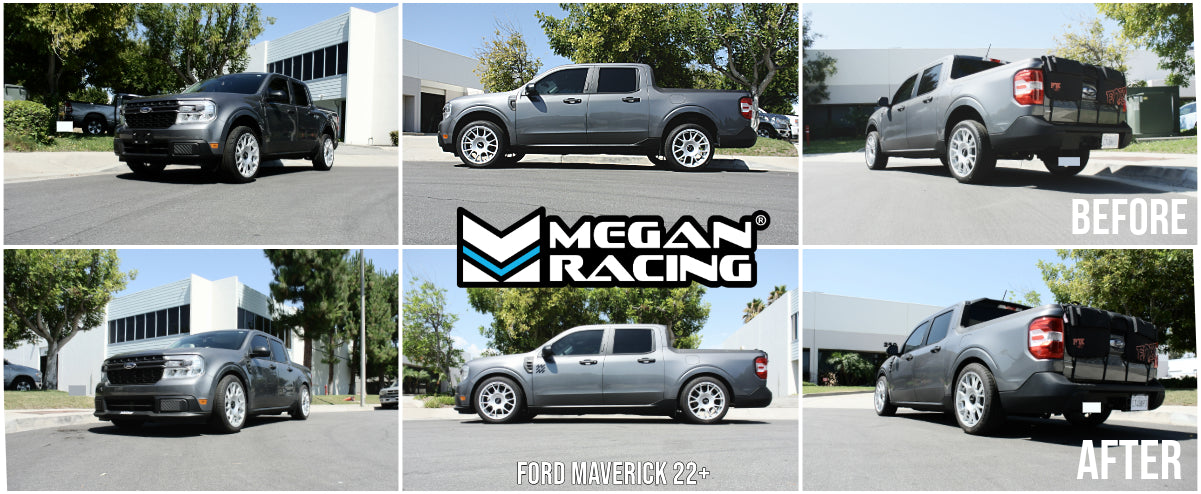 Megan Racing - Ford Maverick 2022+ (FWD Hybrid, Torsion Beam Suspension) Street Series Coilover – MR-CDK-FMAV22