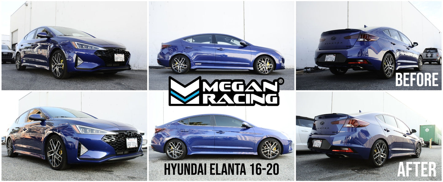 Megan Racing - Hyundai Elantra Sport 16-20 (Multi-Link Rear Suspension) Street Series Coilovers – MR-CDK-HYE16S