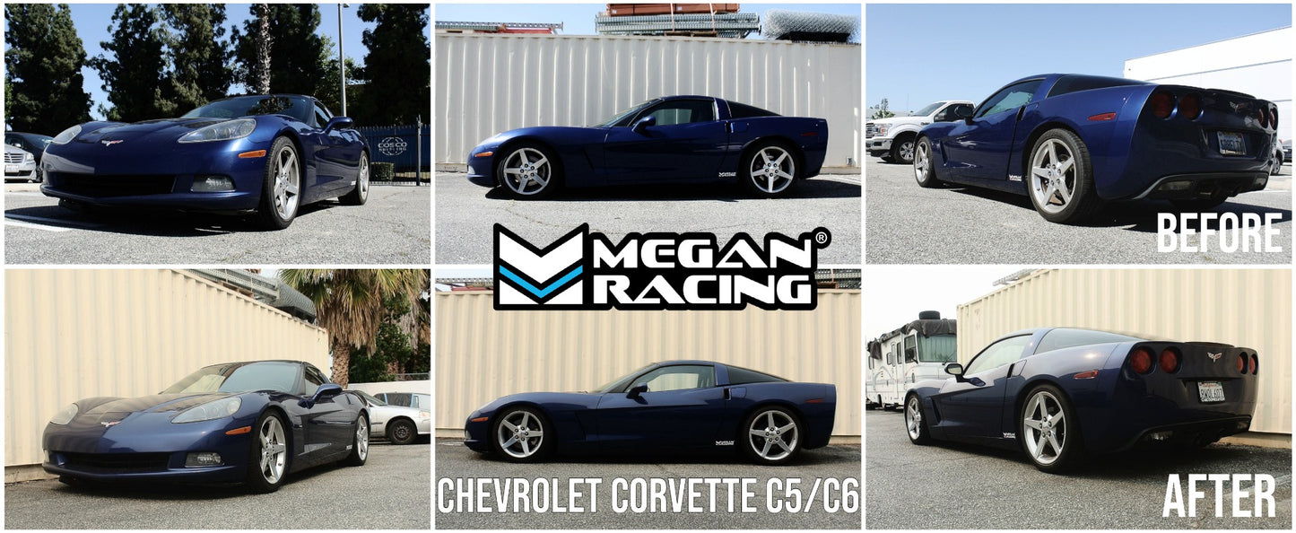 Megan Racing - Chevrolet Corvette C5/C6 97-13 Track Series Coilover (Coil Conversion) – MR-CDK-CCVT97-TS