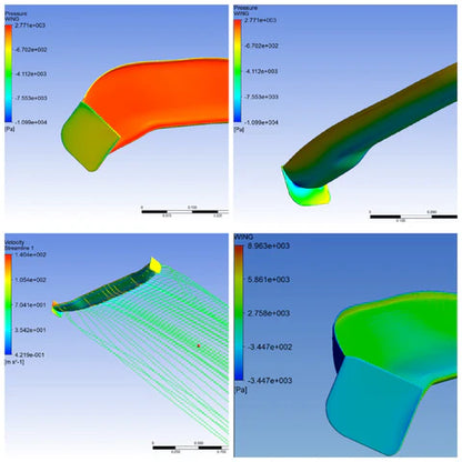 Ford Mustang GTC-200 Carbon Fiber Adjustable Wing 1996-2004